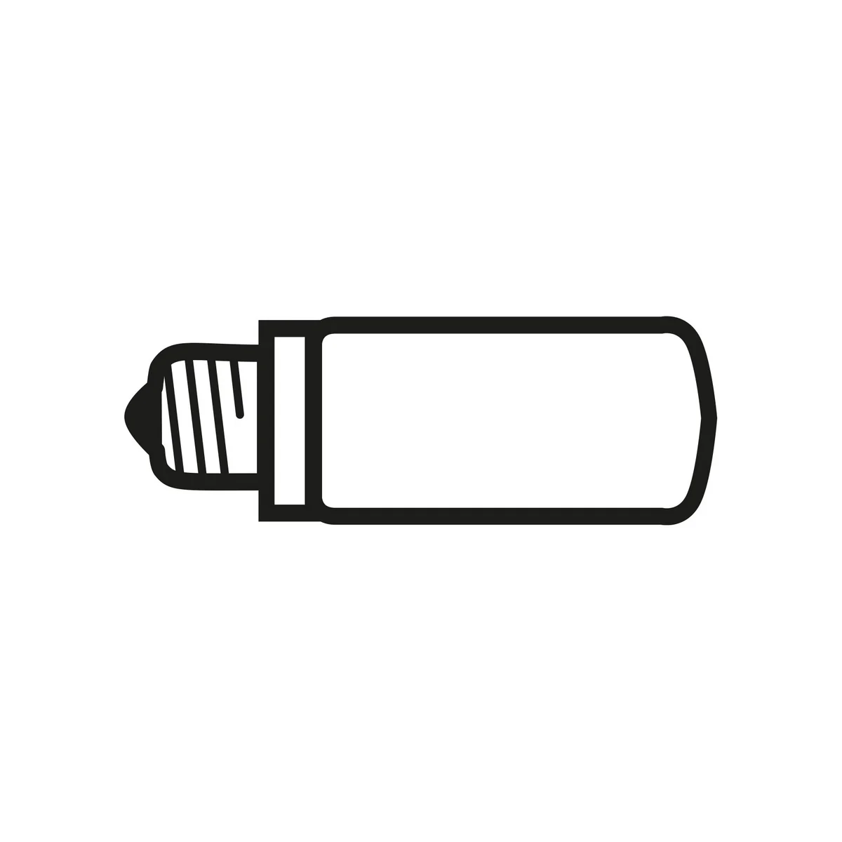Flos - Ampoule LED, PIN, E14 / 2,7W, givrée Flos - Ampoule LED, PIN, E14 / 2,7W, givrée