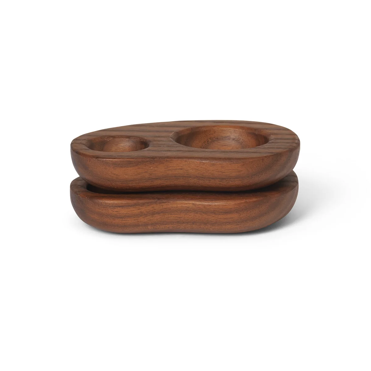 Ferm Living - Cairn Coquetier, frêne carbonisé (set de 2) Ferm Living - Cairn Coquetier, frêne carbonisé (set de 2)