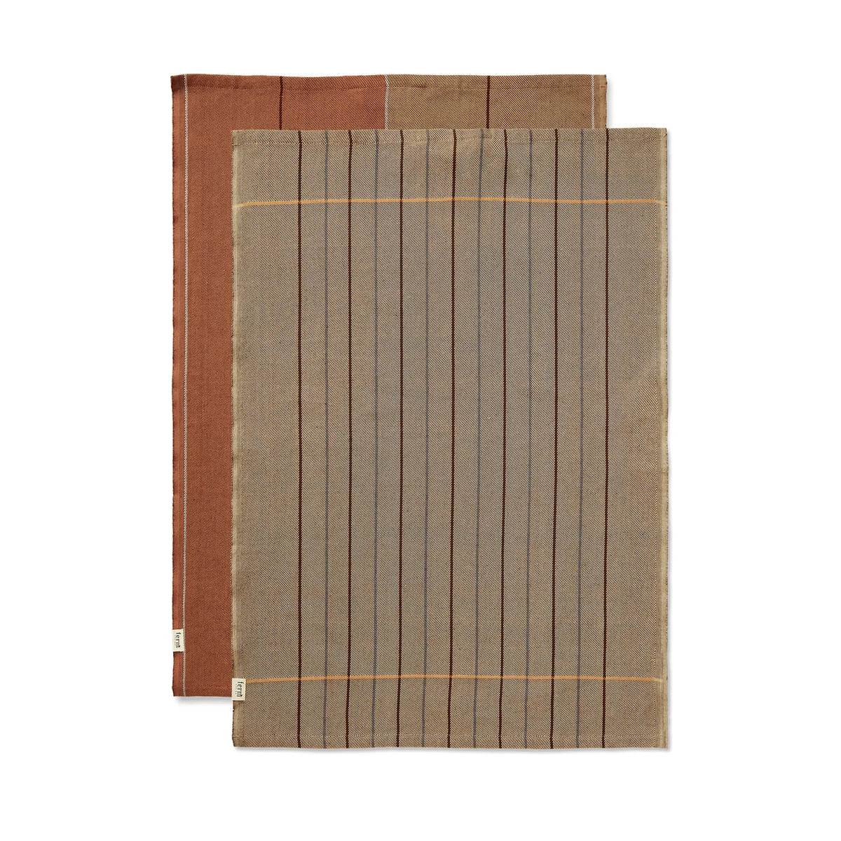Ferm Living - Ito torchon, hazel / oat (lot de 2) Ferm Living - Ito torchon, hazel / oat (lot de 2)
