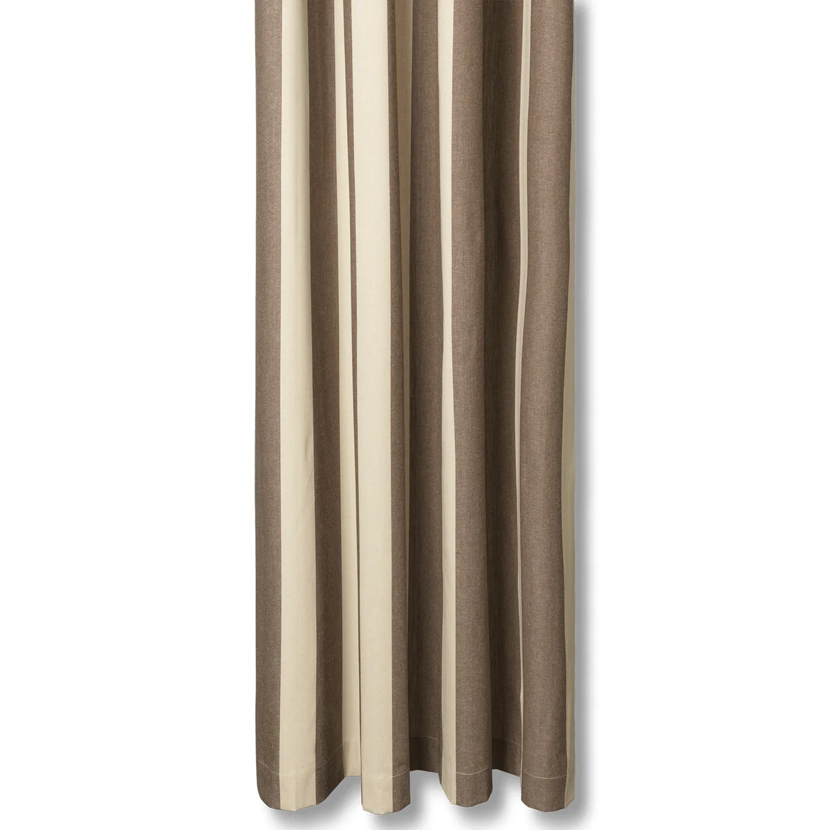 Ferm Living - Chambray Rideau de douche, carob brown / parchment Ferm Living - Chambray Rideau de douche, carob brown / parchment