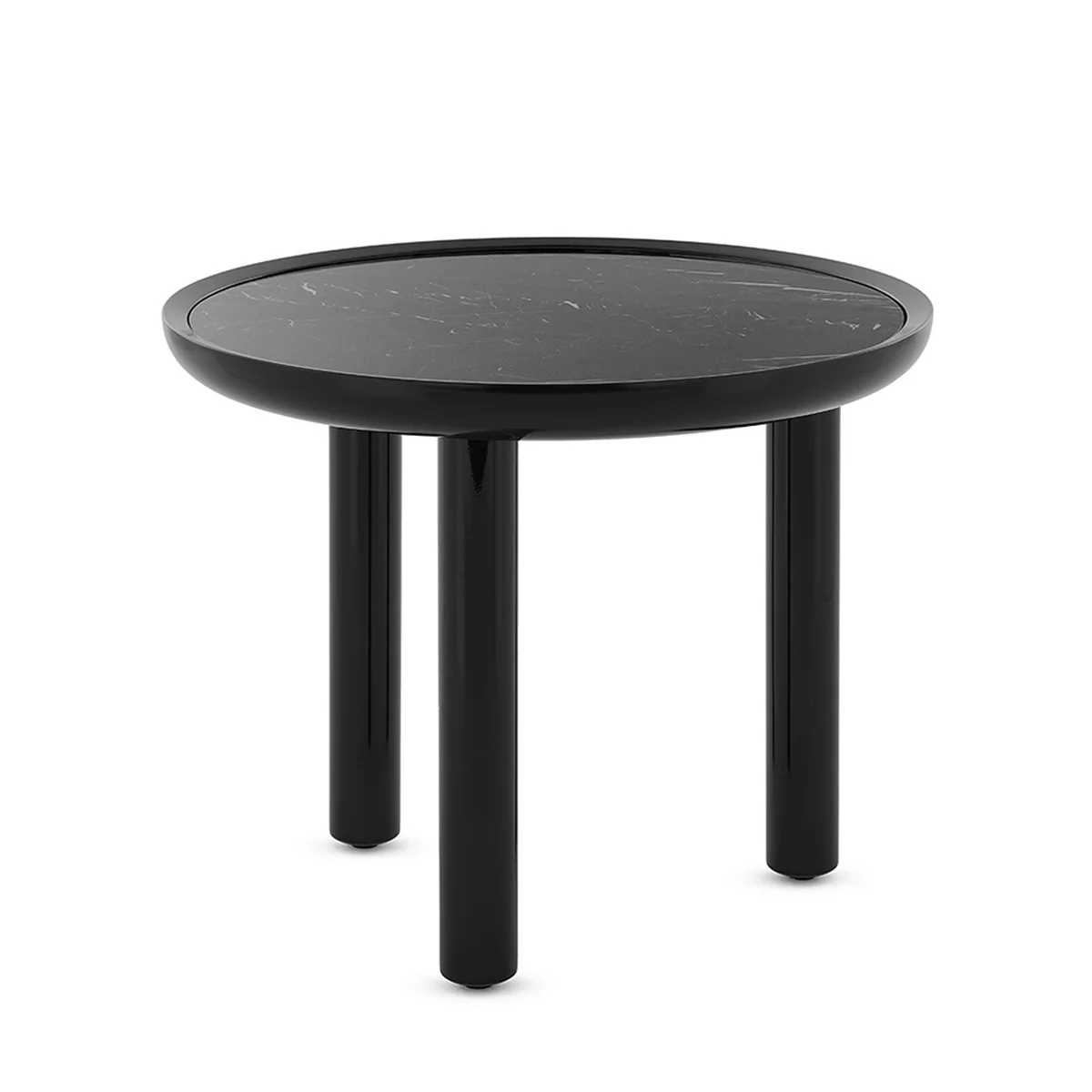 Kartell - K-Top table d'appoint, H 50 cm / Ø 60 cm, noir Marquina / noir Kartell - K-Top table d'appoint, H 50 cm / Ø 60 cm, noir Marquina / noir