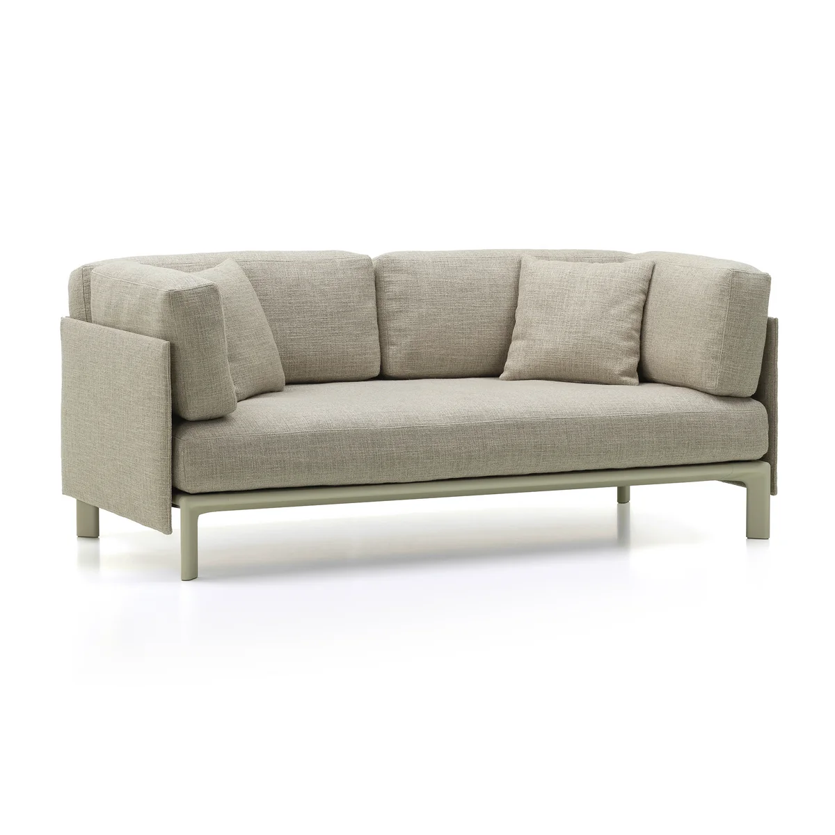 Vitra - Anagram canapé modulaire flexible, 190 x 95 cm, incl. 2 coussins 40 x 40 cm, craie / sable mélangé (Savana 02) Vitra - Anagram canapé modulaire flexible, 190 x 95 cm, incl. 2 coussins 40 x 40 cm, craie / sable mélangé (Savana 02)