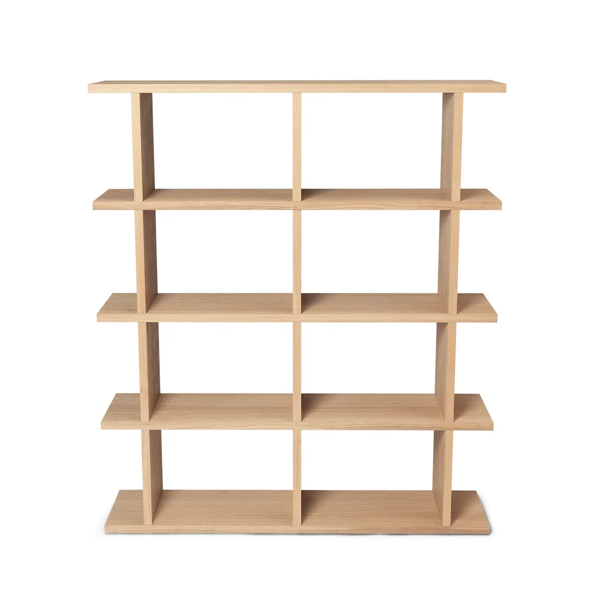 Ferm Living - Kona Bibliothèque 2 x 4, 122,5 x 141 cm, chêne naturel Ferm Living - Kona Bibliothèque 2 x 4, 122,5 x 141 cm, chêne naturel