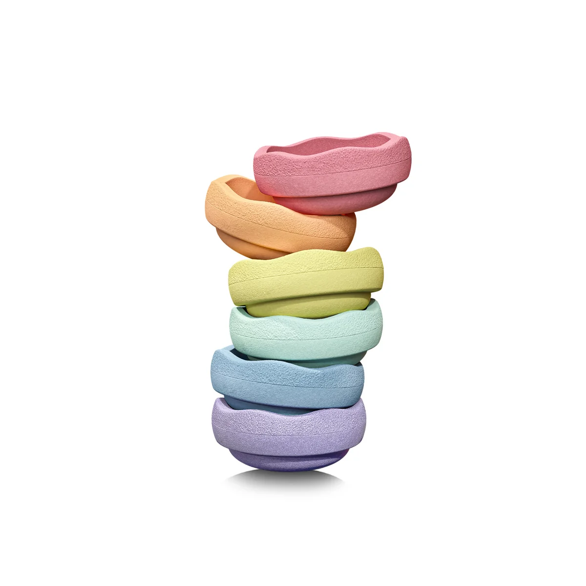 Stapelstein® - Original Mini, rainbow pastel (lot de 6) Stapelstein® - Original Mini, rainbow pastel (lot de 6)