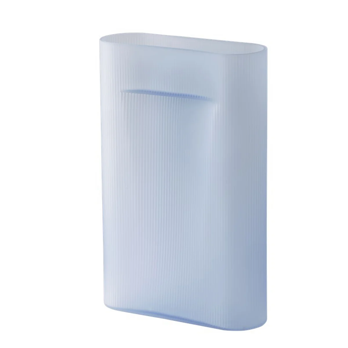 Muuto - Ridge Vase de sol H 48,5 cm, verre, bleu clair Muuto - Ridge Vase de sol H 48,5 cm, verre, bleu clair