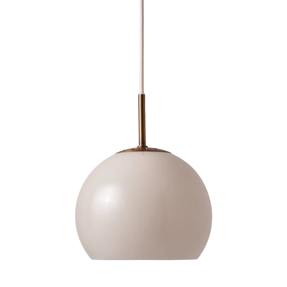 Frandsen - Ball Lampe à suspendre verre Ø 18 cm, sand grey Frandsen - Ball Lampe à suspendre verre Ø 18 cm, sand grey