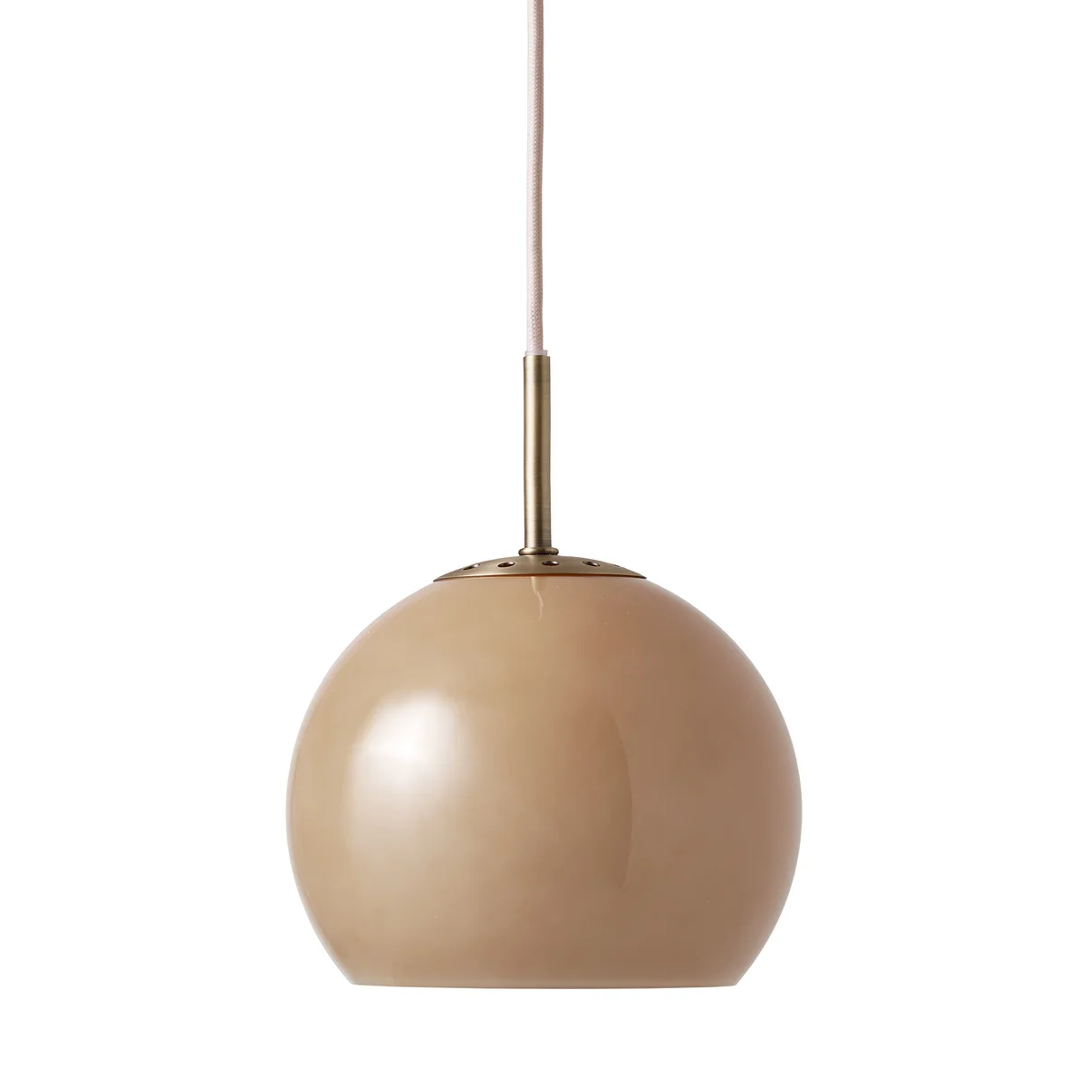 Frandsen - Ball Lampe à suspendre verre Ø 18 cm, cappuccino Frandsen - Ball Lampe à suspendre verre Ø 18 cm, cappuccino