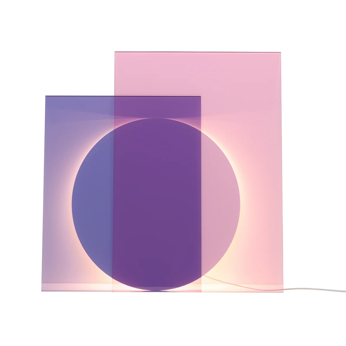 e15 - LT04 Colour Lampe de sol à LED, l x h 75 x 105 cm, multicolore