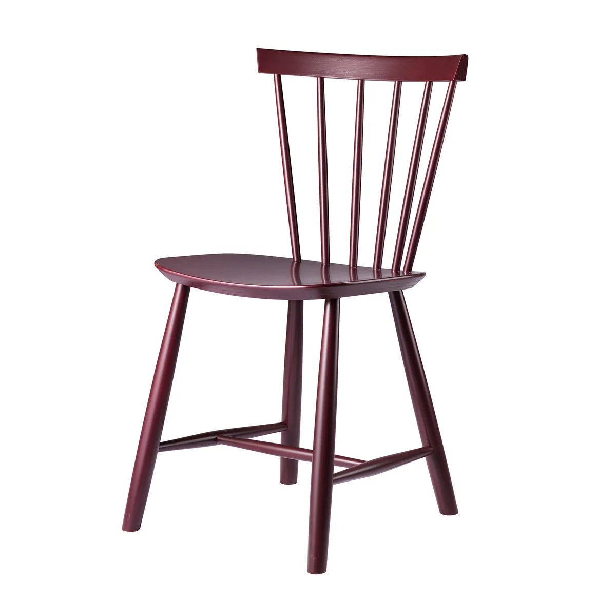 FDB Møbler - J46 Chaise, hêtre noir rouge FDB Møbler - J46 Chaise, hêtre noir rouge
