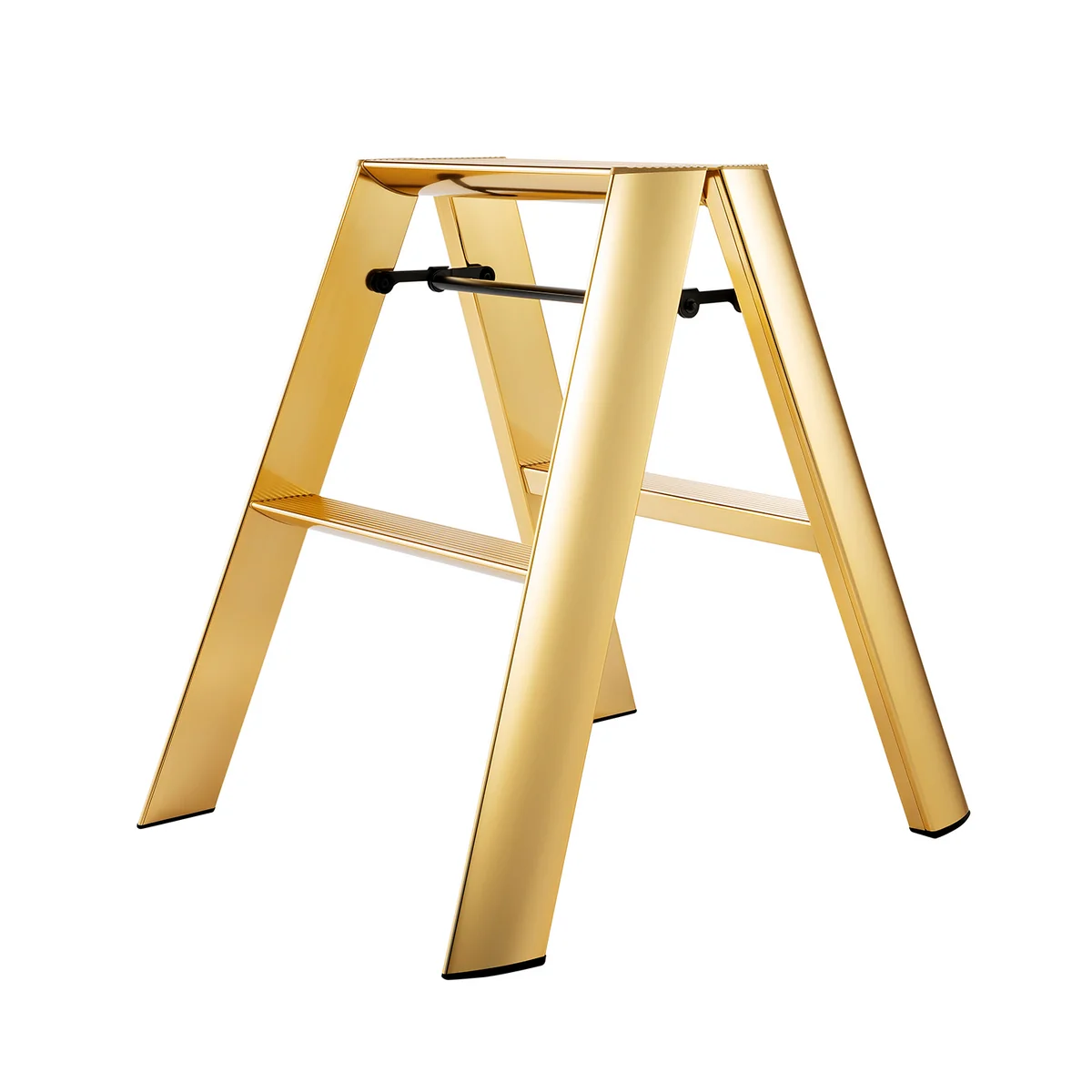 Metaphys - Premium Lucano 2 Step Escabeau pour tabouret, or Metaphys - Premium Lucano 2 Step Escabeau pour tabouret, or