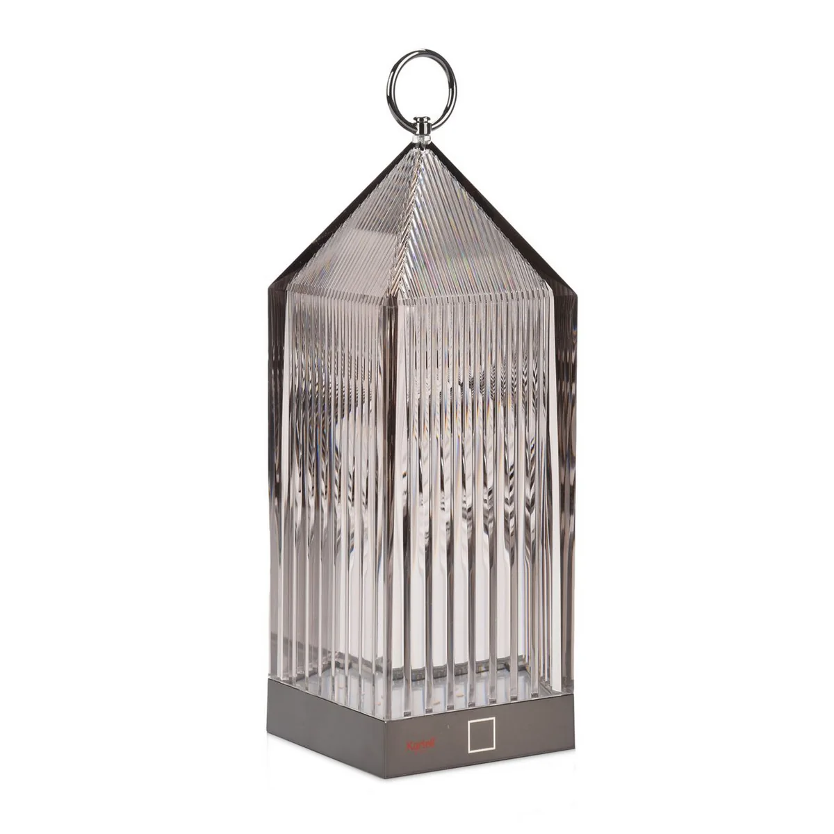 Kartell - Lantern Lampe à LED, gris fumé Kartell - Lantern Lampe à LED, gris fumé