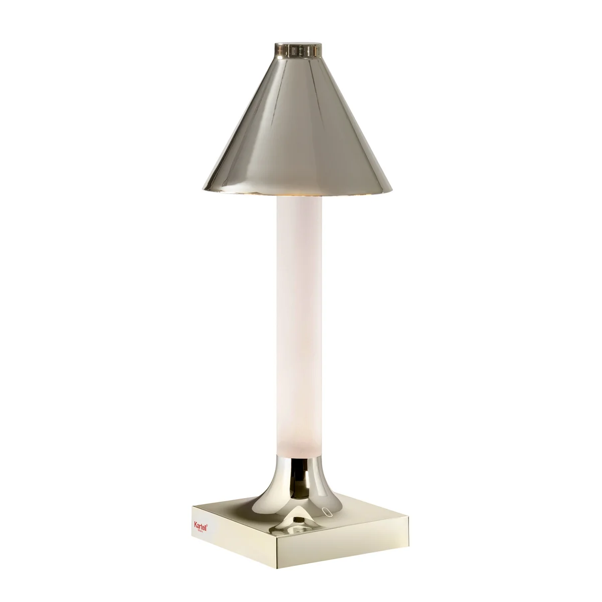 Kartell - Goodnight LED lampe à accu, H 31,5 cm, diffuseur Ø 11,8 cm, champagne brillant Kartell - Goodnight LED lampe à accu, H 31,5 cm, diffuseur Ø 11,8 cm, champagne brillant