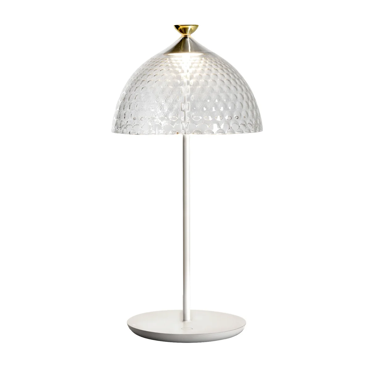 Kartell - Pumo LED lampe de table, transparent / blanc Kartell - Pumo LED lampe de table, transparent / blanc