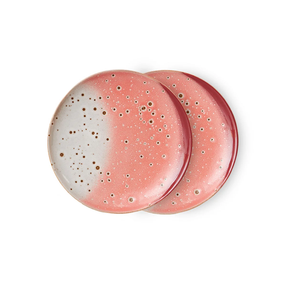 HKliving - 70's Assiette Ø 17,5 cm, lychee (set de 2) HKliving - 70's Assiette Ø 17,5 cm, lychee (set de 2)