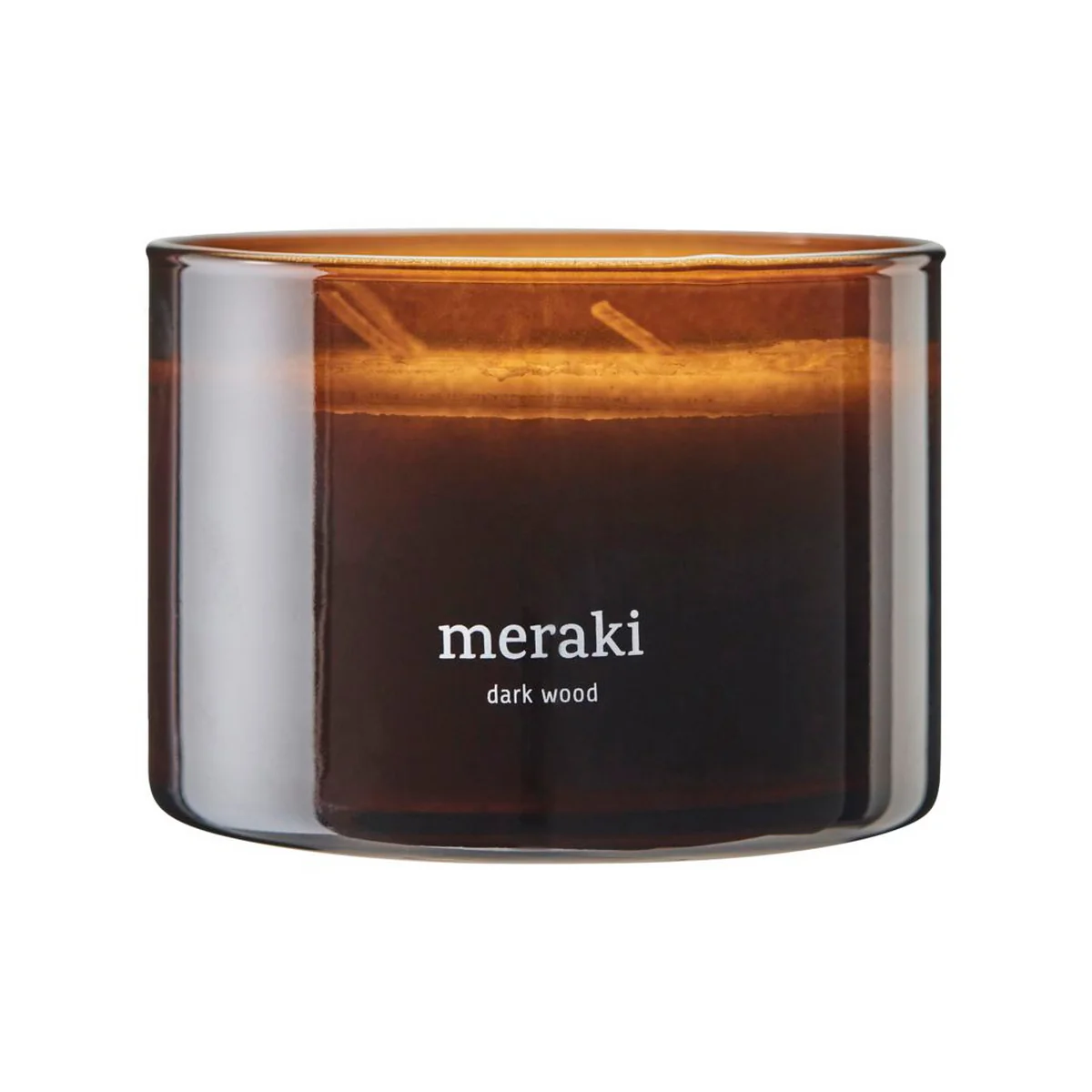 Meraki - Bougie parfumée, Ø 10 cm, dark wood Meraki - Bougie parfumée, Ø 10 cm, dark wood