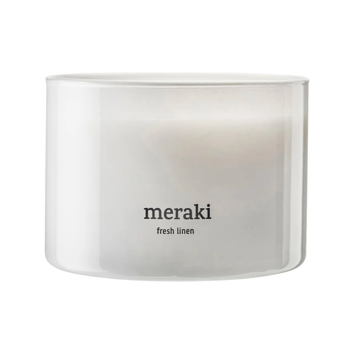 Meraki - Bougie parfumée, Ø 10 cm, Fresh linen Meraki - Bougie parfumée, Ø 10 cm, Fresh linen