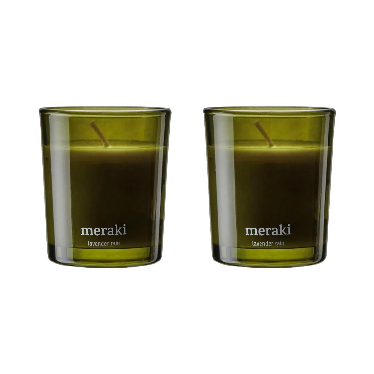 Meraki - Bougie parfumée, Ø 6 cm, Lavender rain (lot de 2) Meraki - Bougie parfumée, Ø 6 cm, Lavender rain (lot de 2)