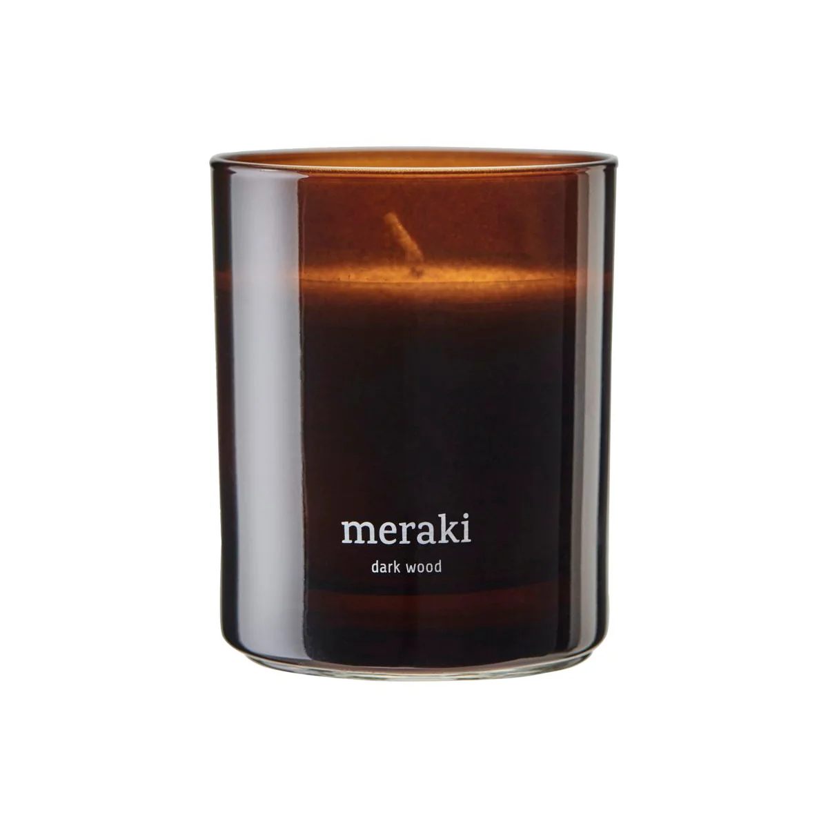 Meraki - Bougie parfumée, Ø 8 cm, Dark wood Meraki - Bougie parfumée, Ø 8 cm, Dark wood