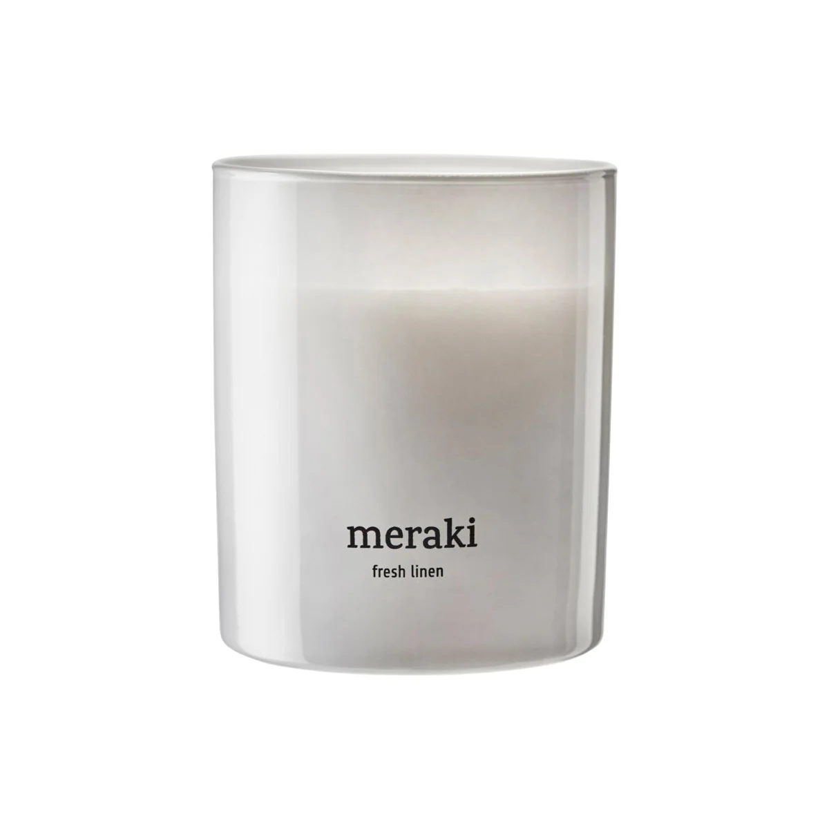 Meraki - Bougie parfumée, Ø 8 cm, Fresh linen Meraki - Bougie parfumée, Ø 8 cm, Fresh linen