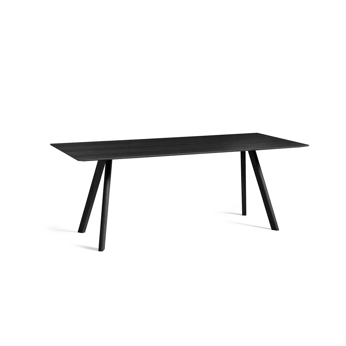 HAY - Copenhague CPH30 2. 0 Table de salle à manger 200 x 90 cm, chêne teinté noir HAY - Copenhague CPH30 2. 0 Table de salle à manger 200 x 90 cm, chêne teinté noir