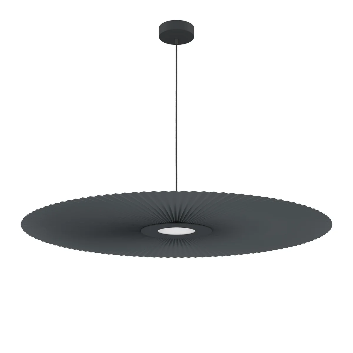 Hartô - Suspension Carmen LED light L, Ø 120 cm, slate grey (RAL 7016) Hartô - Suspension Carmen LED light L, Ø 120 cm, slate grey (RAL 7016)