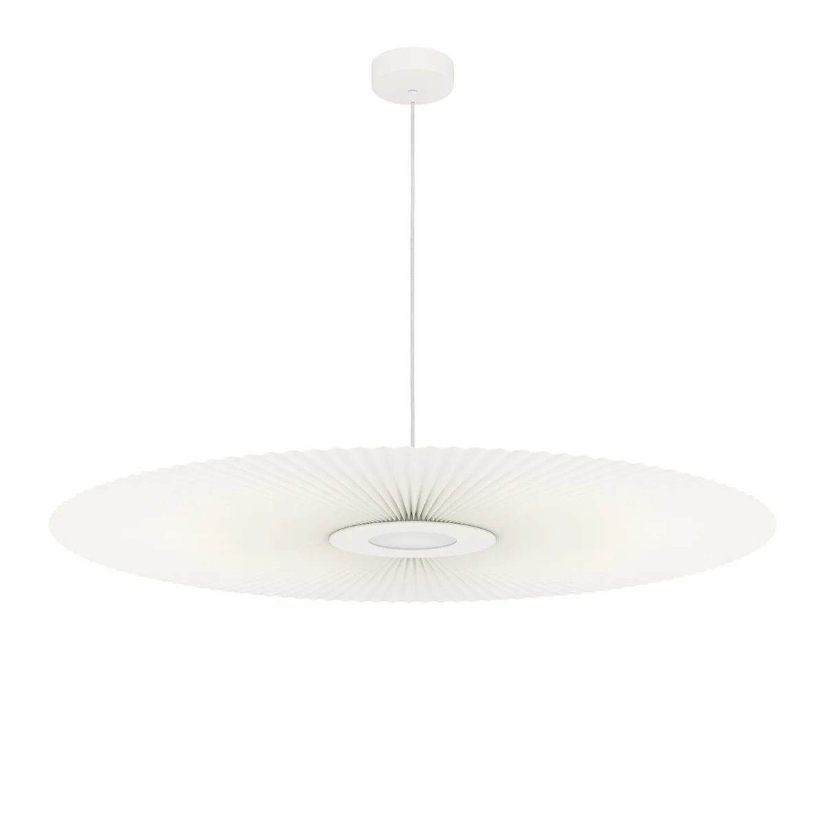 Hartô - Suspension LED Carmen light L, Ø 120 cm, blanc (RAL 9016) Hartô - Suspension LED Carmen light L, Ø 120 cm, blanc (RAL 9016)