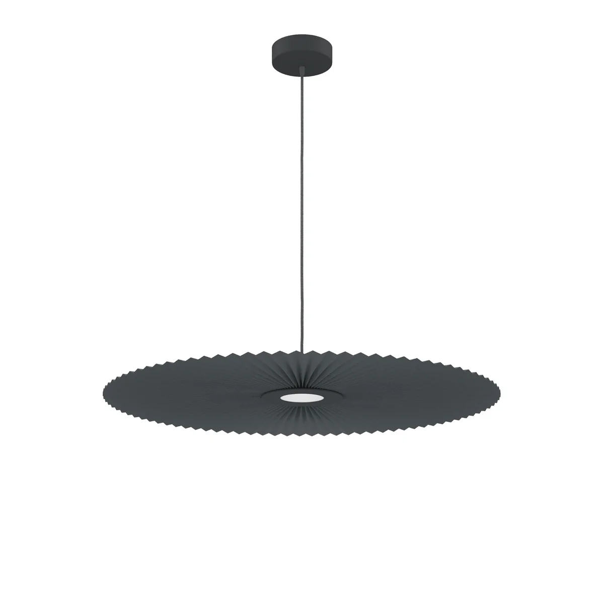Hartô - Suspension Carmen LED light M, Ø 90 cm, slate grey (RAL 7016) Hartô - Suspension Carmen LED light M, Ø 90 cm, slate grey (RAL 7016)