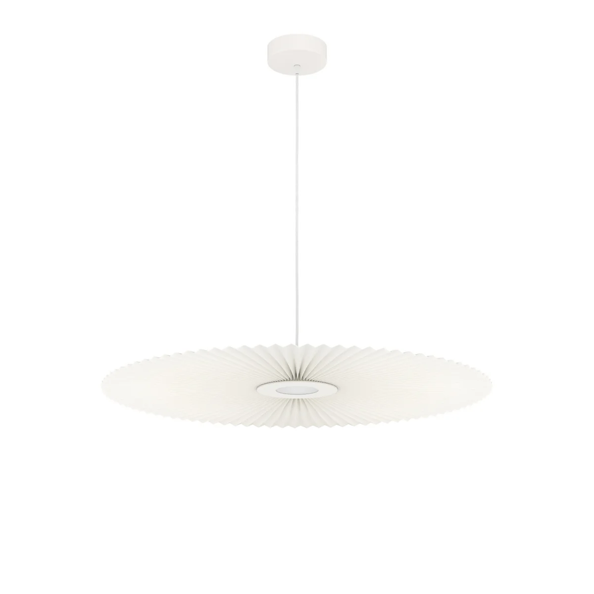 Hartô - Suspension Carmen LED light M, Ø 90 cm, blanc (RAL 9016) Hartô - Suspension Carmen LED light M, Ø 90 cm, blanc (RAL 9016)