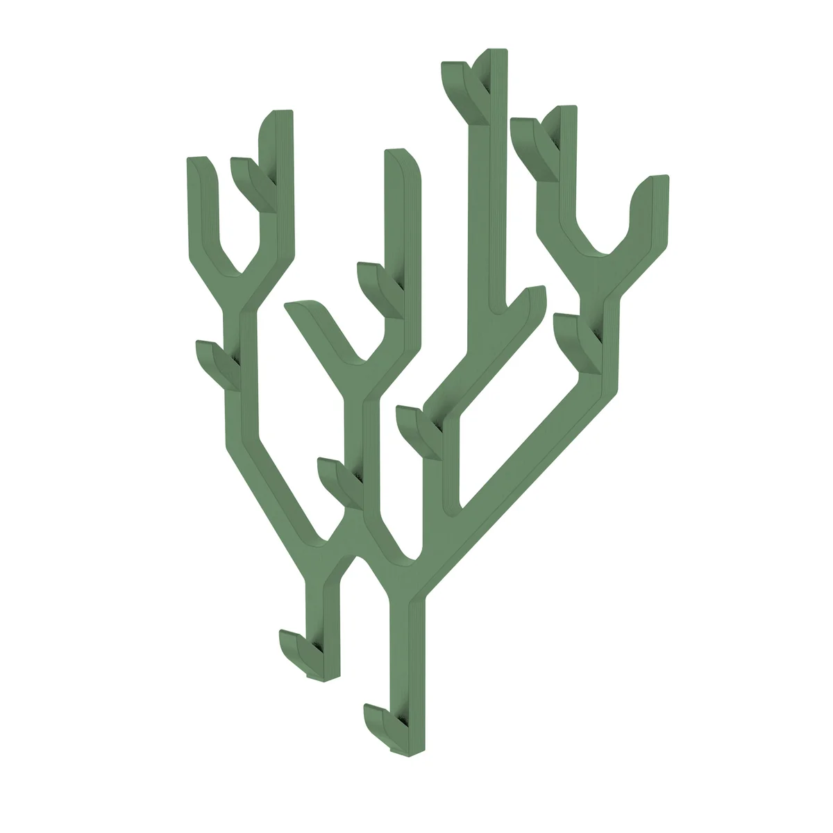 Hartô - Ambroise Portemanteau mural, 56,5 x 67,7, sage green Hartô - Ambroise Portemanteau mural, 56,5 x 67,7, sage green