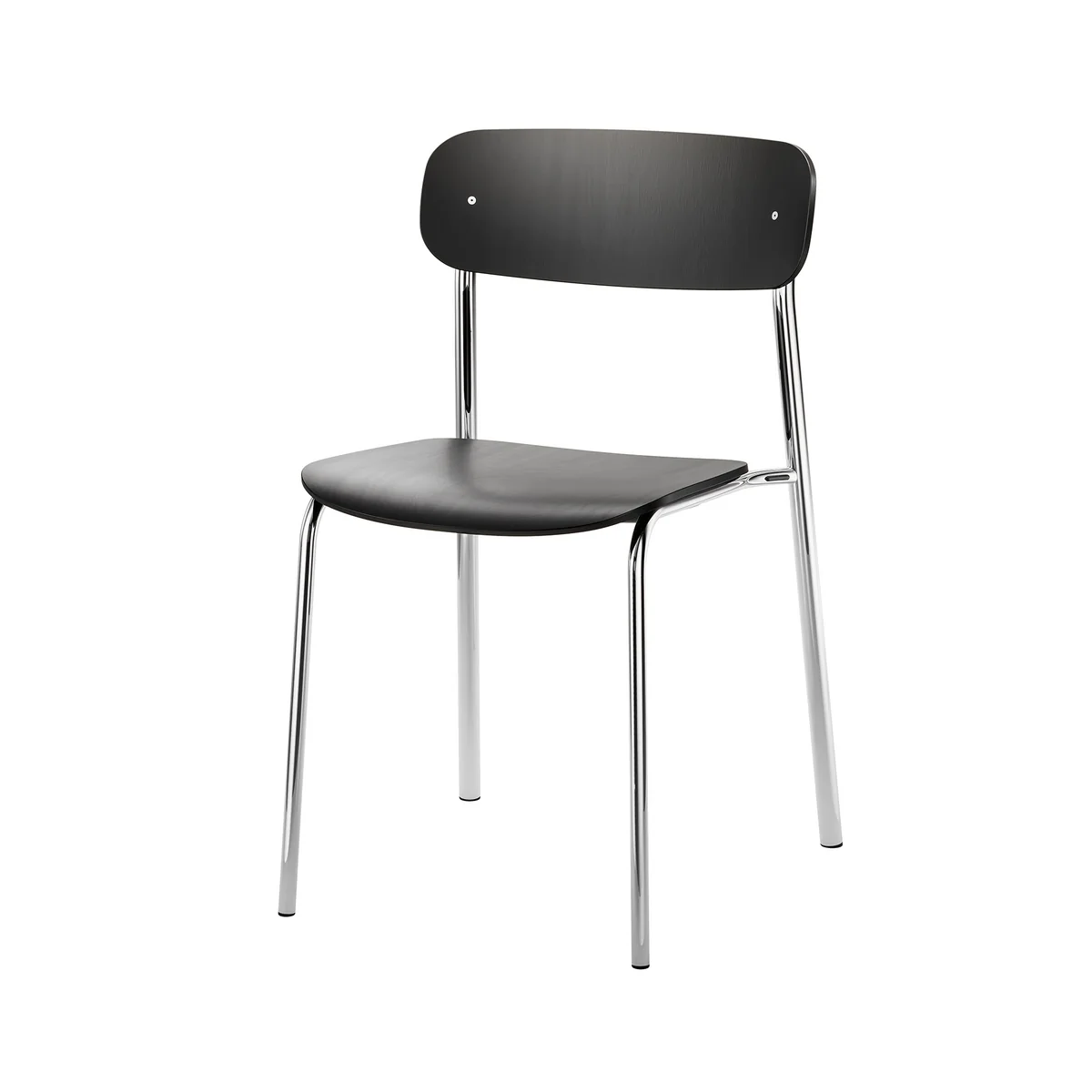 Thonet - S 243 chaise, chrome / hêtre teinté noir (TP 29) Thonet - S 243 chaise, chrome / hêtre teinté noir (TP 29)
