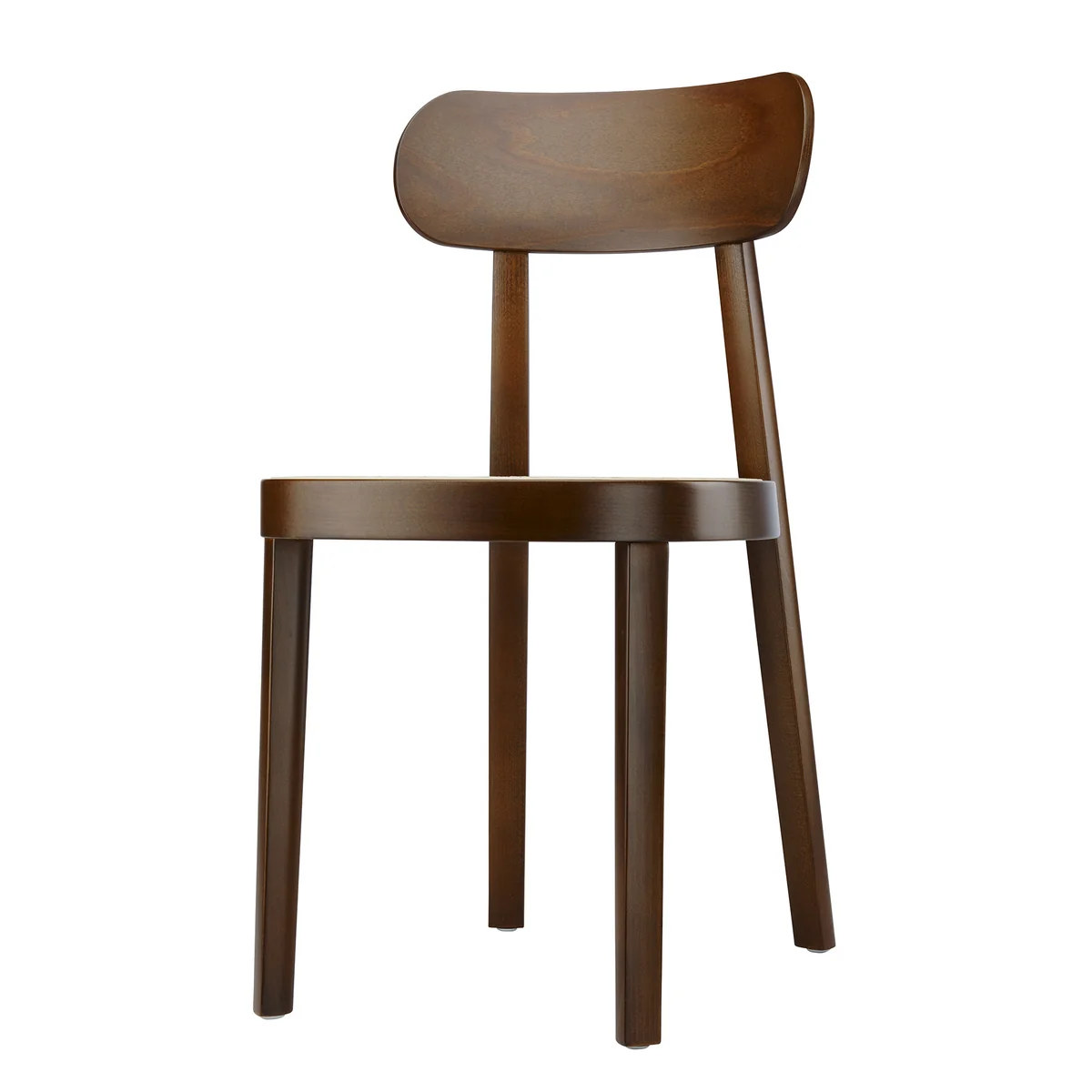 Thonet - 118 Chaise, cannage avec tissu de soutien synthétique, noyer TP 24 / hêtre teinté Thonet - 118 Chaise, cannage avec tissu de soutien synthétique, noyer TP 24 / hêtre teinté