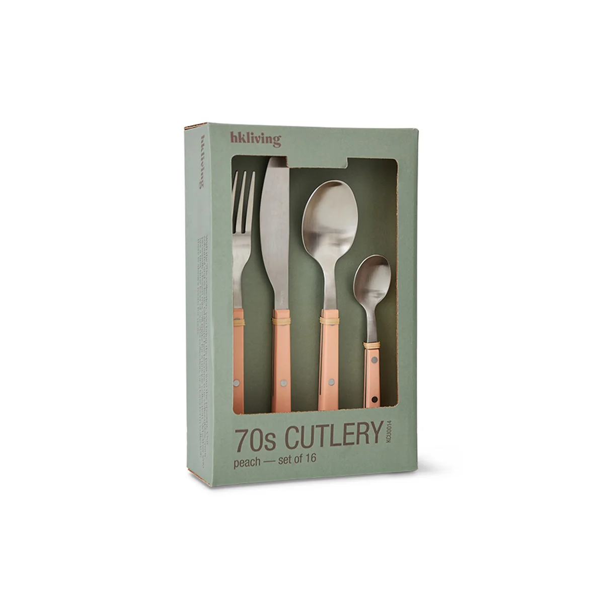 HKliving - Set de couverts 70's, peach (16 pcs.) HKliving - Set de couverts 70's, peach (16 pcs.)