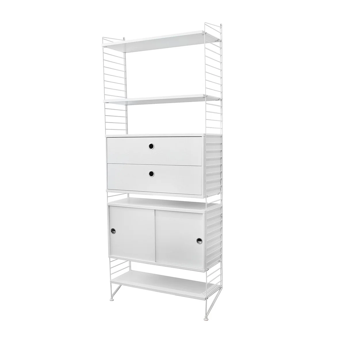 String - Combinaison de rangement, 78 x 200 x 30 cm, blanc String - Combinaison de rangement, 78 x 200 x 30 cm, blanc