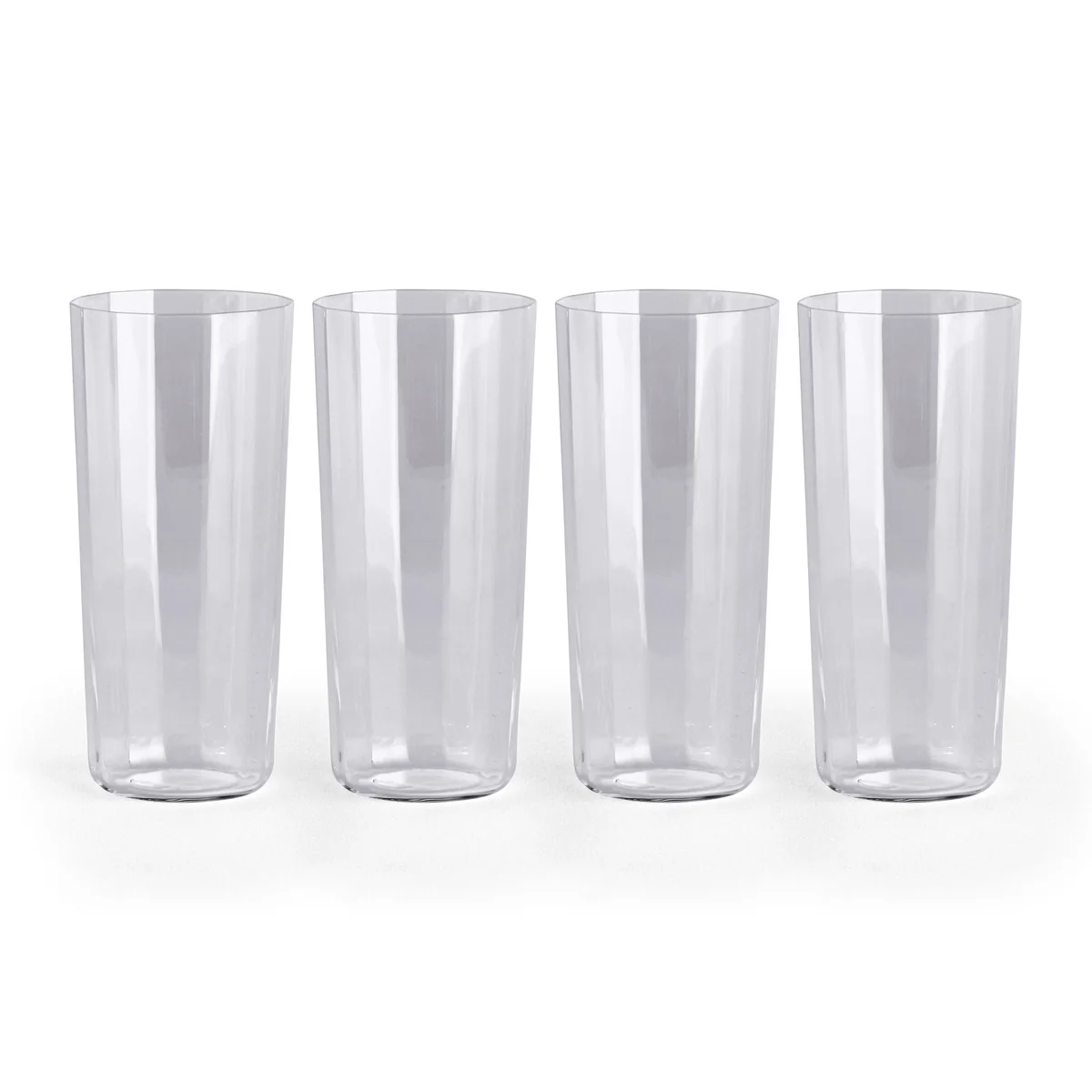 HAY - Angle Verre, haut, transparent (set de 4) HAY - Angle Verre, haut, transparent (set de 4)