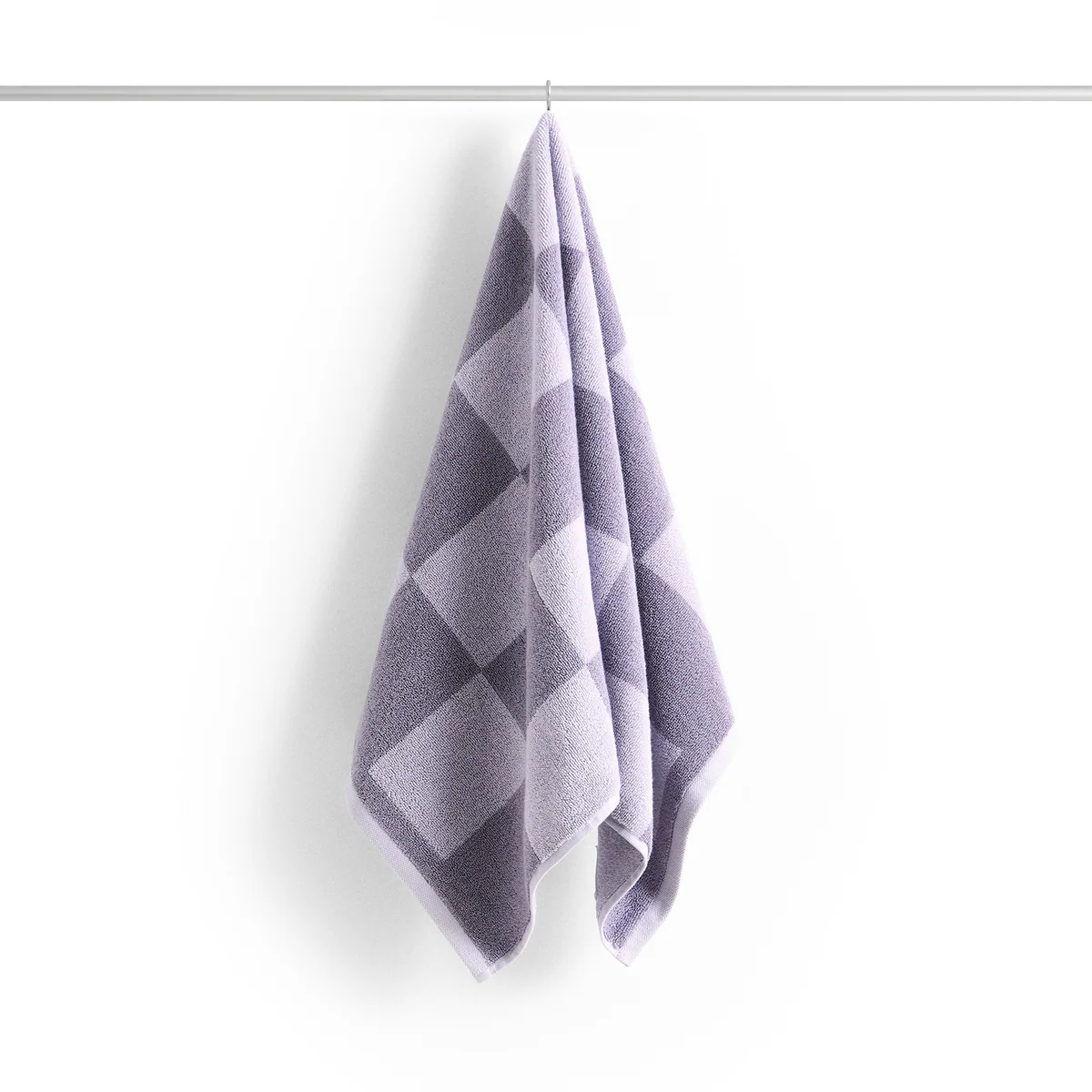 HAY - Check Serviette de bain, 50 x 90 cm, lavande