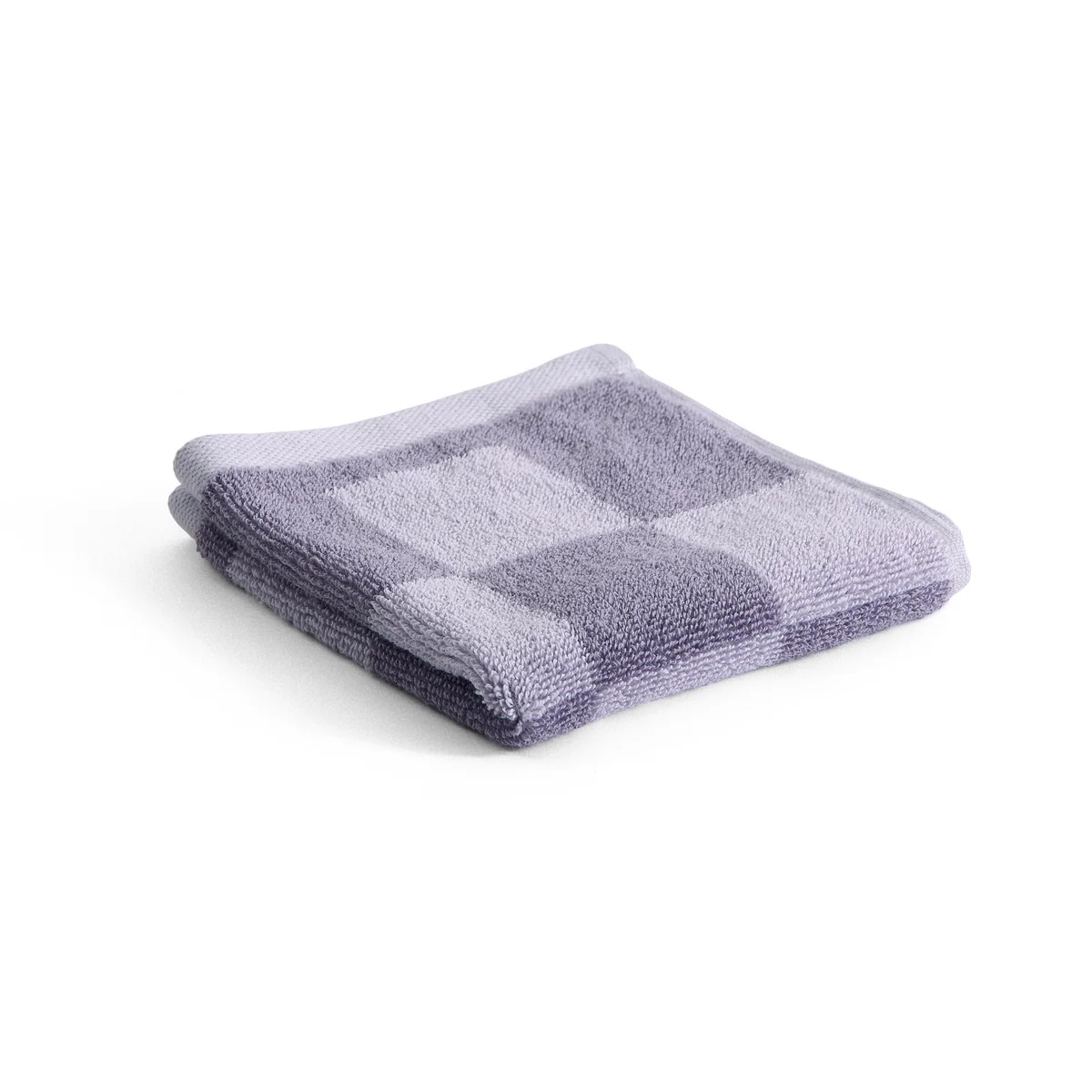 HAY - Check Gant de toilette, 30 x 30 cm, lavande