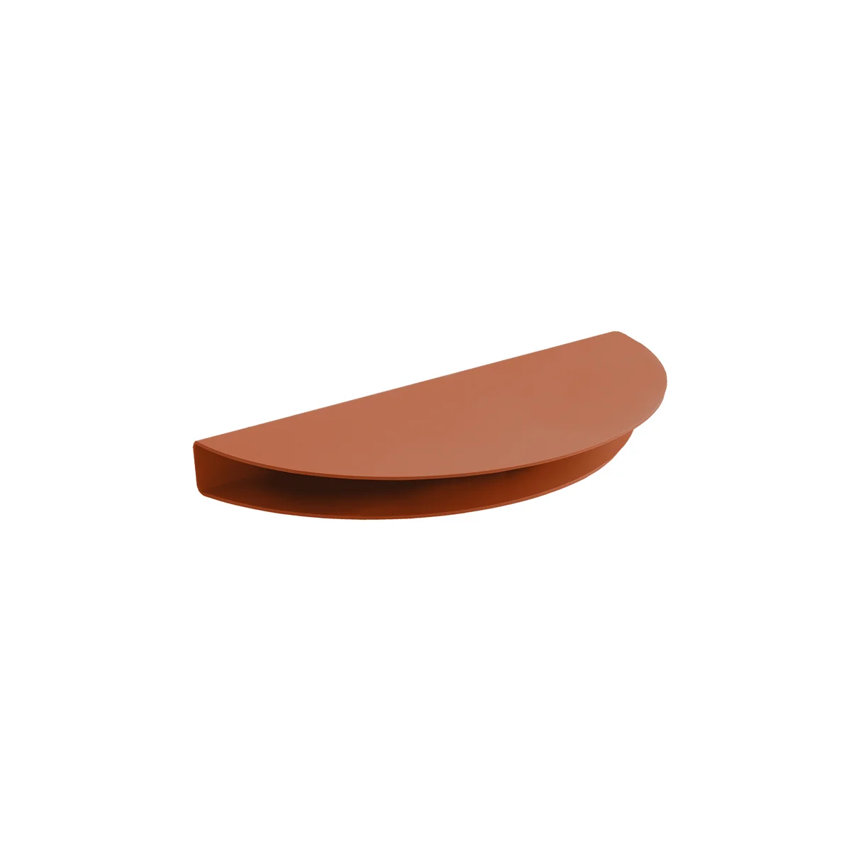 MOEBE - Half Moon Étagère murale, 12 x 24 cm, acier, terracotta MOEBE - Half Moon Étagère murale, 12 x 24 cm, acier, terracotta
