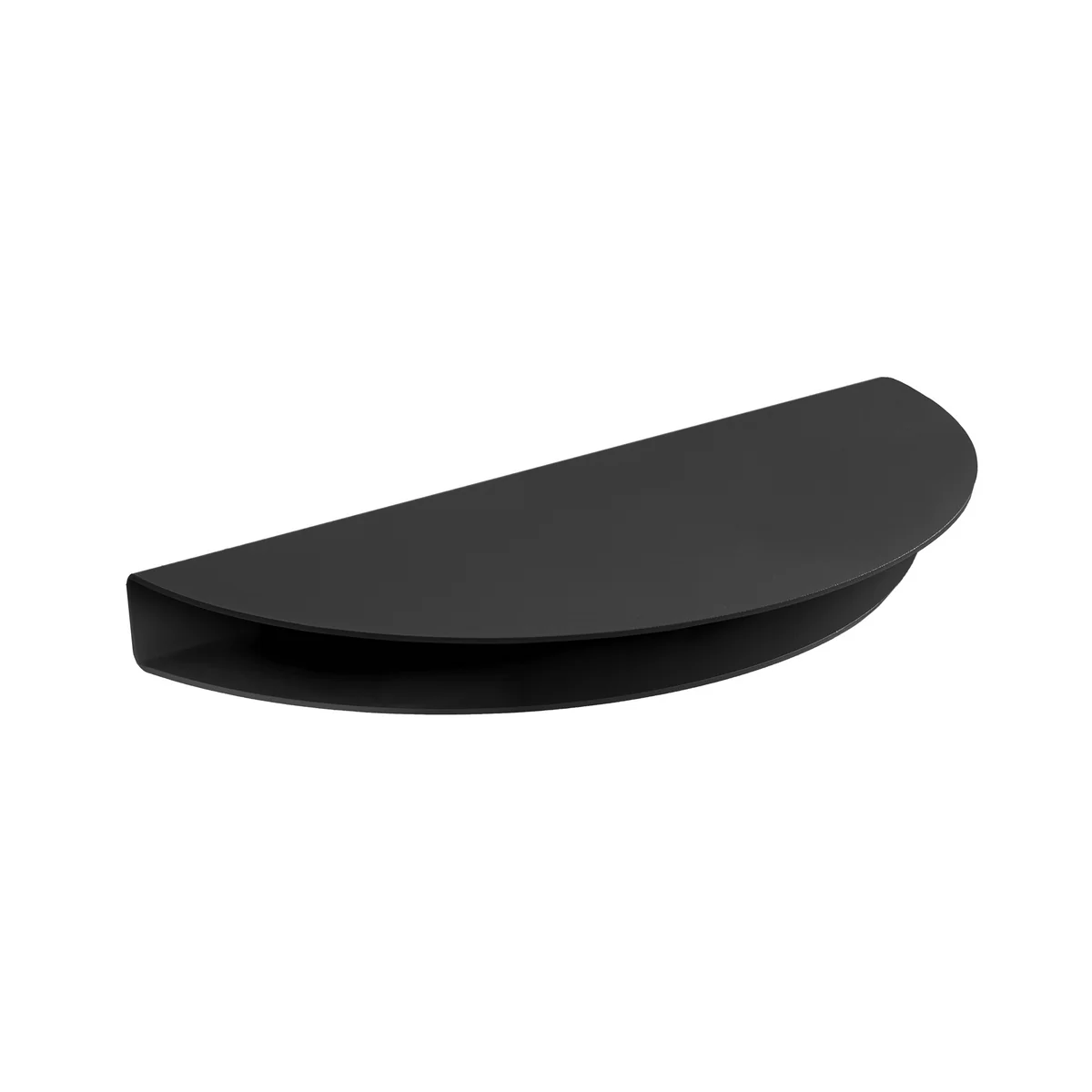 MOEBE - Half Moon Étagère murale, 20 x 40 cm, acier, noir MOEBE - Half Moon Étagère murale, 20 x 40 cm, acier, noir