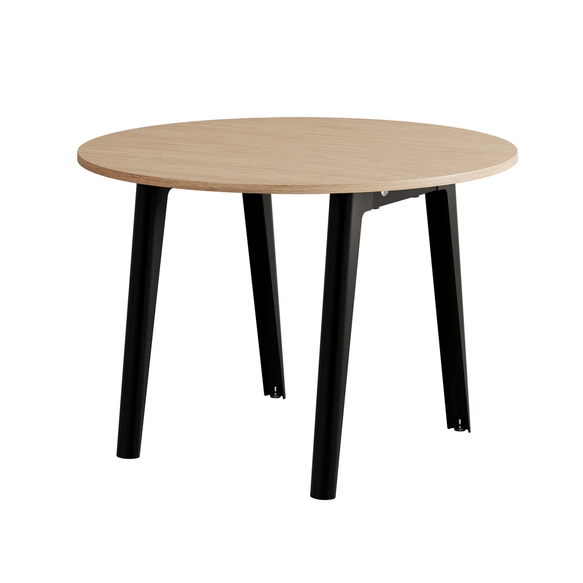 TipToe - NEW MODERN Table de salle à manger Ø 110 cm, chêne / graphite noir TipToe - NEW MODERN Table de salle à manger Ø 110 cm, chêne / graphite noir