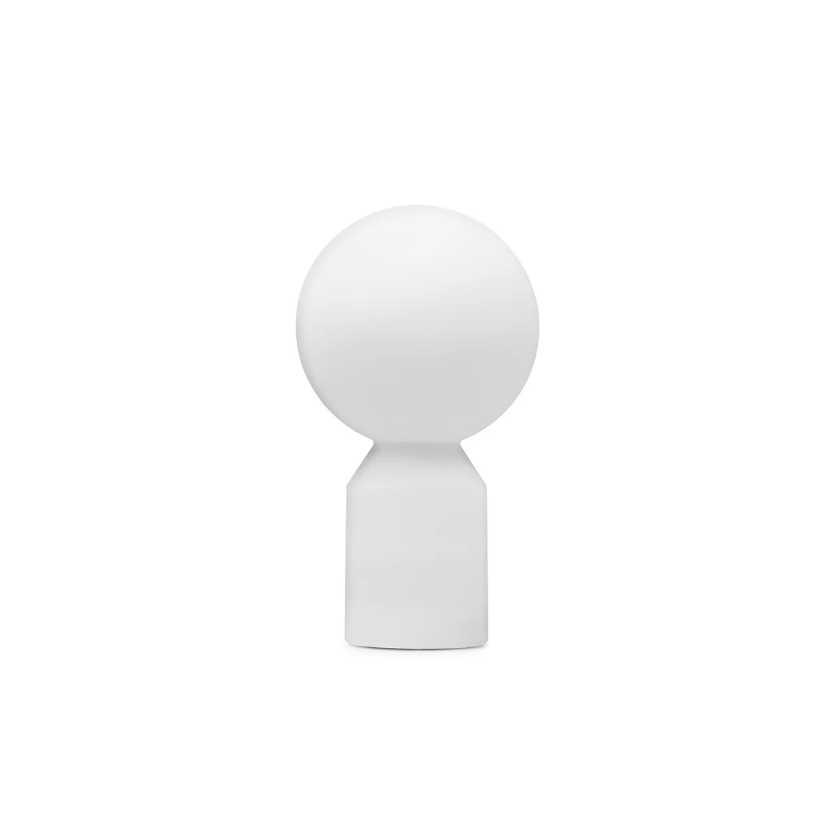 Normann Copenhagen - Yo LED Lampe de table avec accu, blanc, small, H 27 x Ø 15 cm
