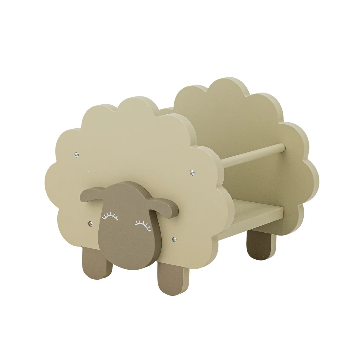 Bloomingville Mini - Dolly Bibliothèque, Mouton, gris Bloomingville Mini - Dolly Bibliothèque, Mouton, gris