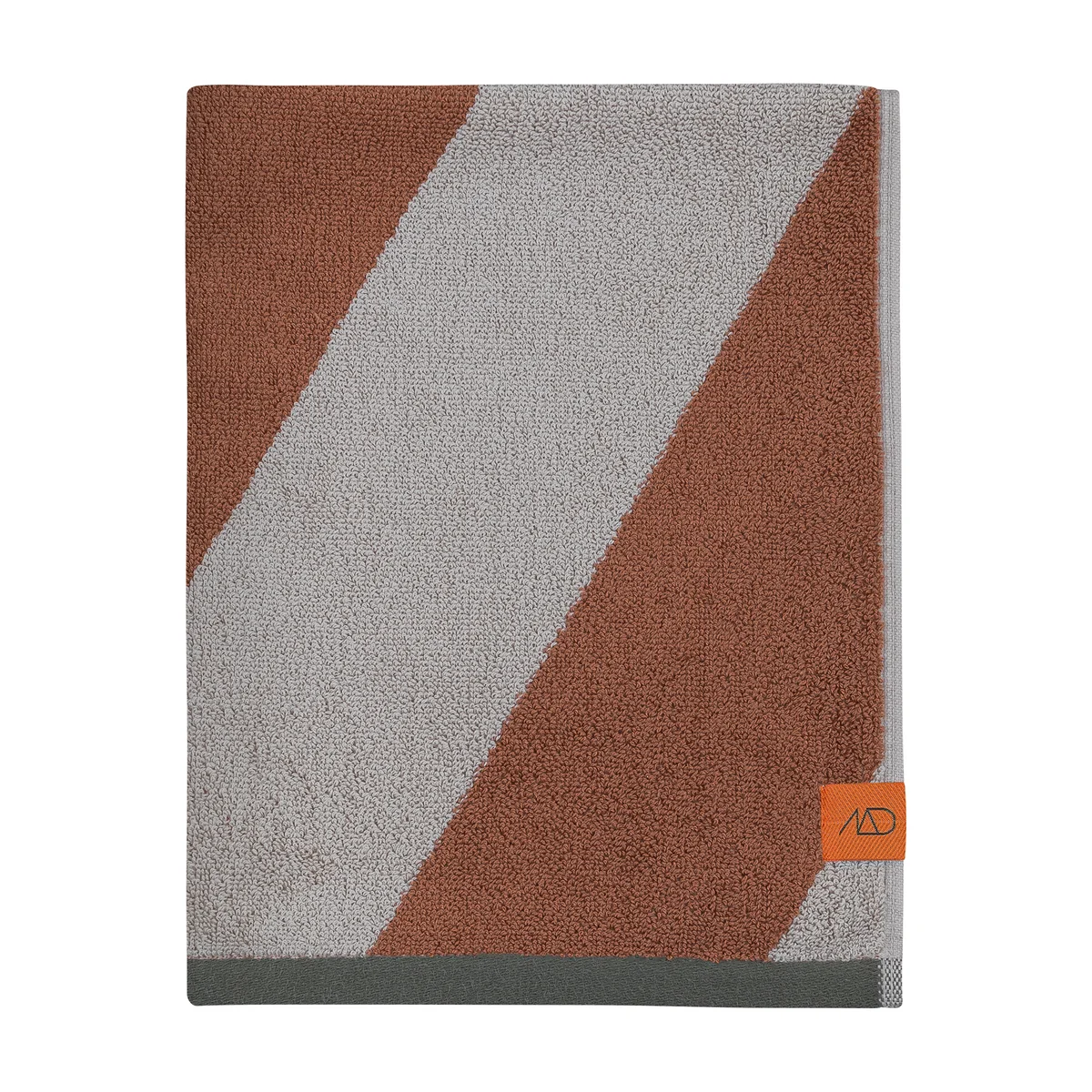 Mette Ditmer - Diagonal Serviette de bain 70 x 133 cm, brick Mette Ditmer - Diagonal Serviette de bain 70 x 133 cm, brick