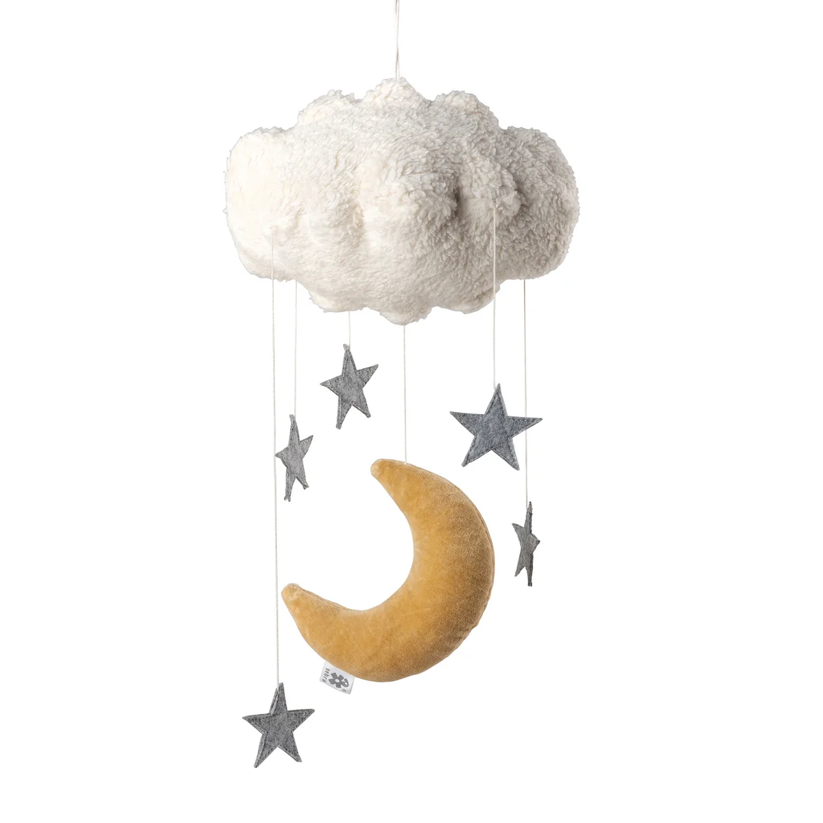 Sebra - Mobile pour bébé Moon & Stars, beige Sebra - Mobile pour bébé Moon & Stars, beige