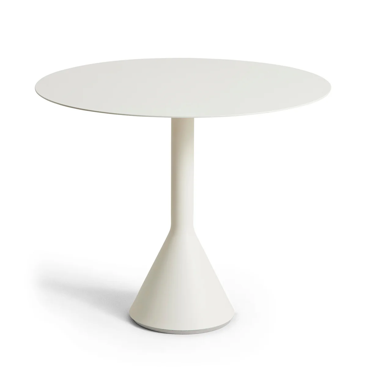 HAY - Palissade Cone Table Ø 90 x H 74 cm, blanc crème HAY - Palissade Cone Table Ø 90 x H 74 cm, blanc crème
