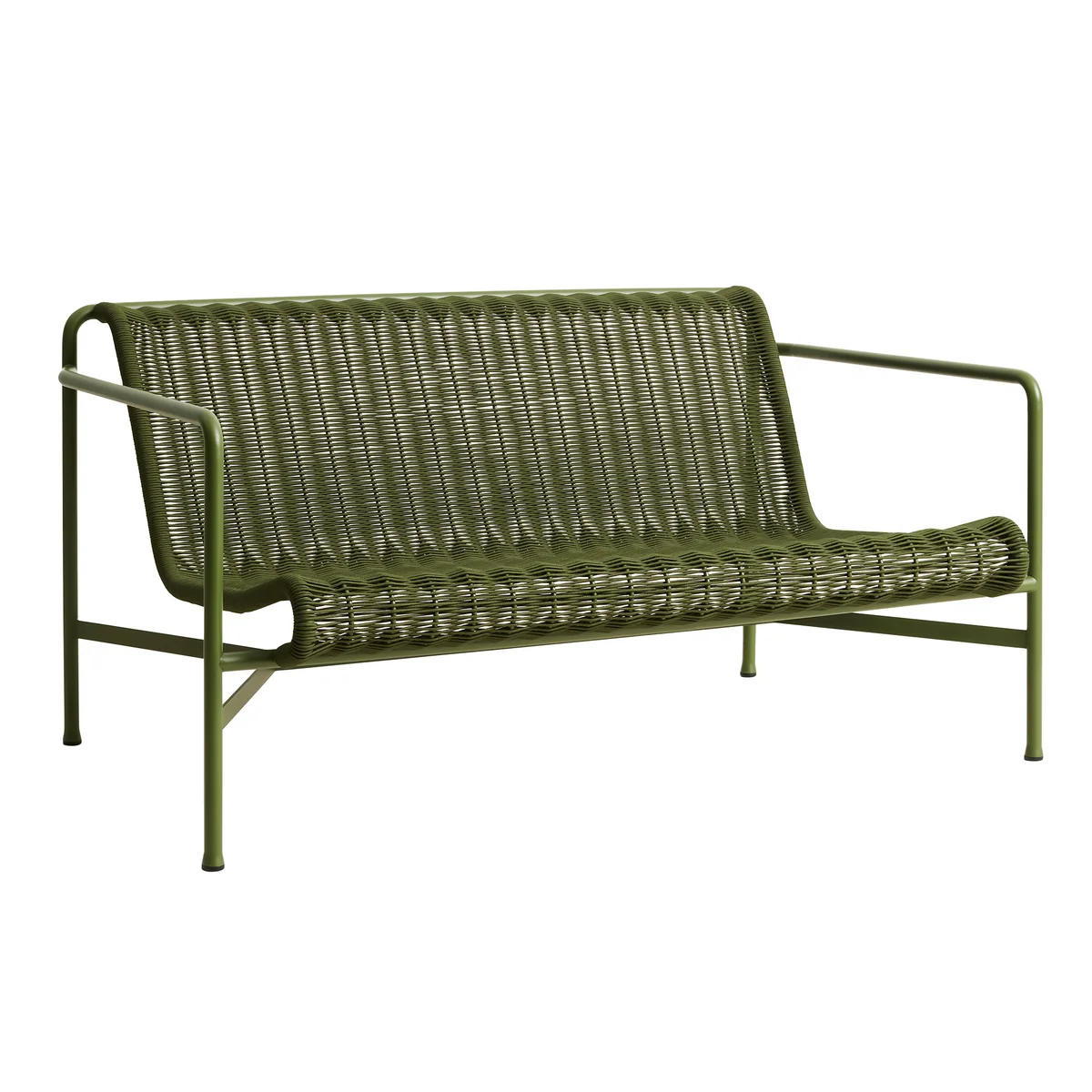HAY - Palissade Cord Lounge Sofa, olive HAY - Palissade Cord Lounge Sofa, olive