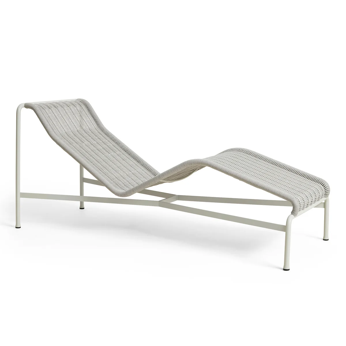HAY - Palissade Cord Chaise Longue Chaise longue, sky grey HAY - Palissade Cord Chaise Longue Chaise longue, sky grey
