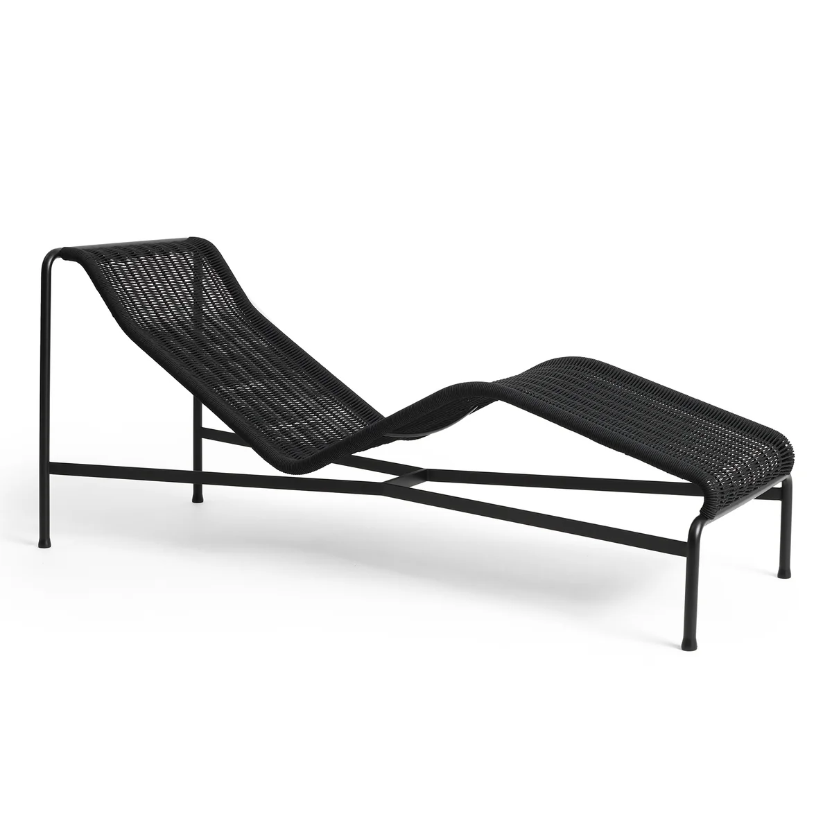 HAY - Palissade Cord Chaise Longue Chaise longue, anthracite HAY - Palissade Cord Chaise Longue Chaise longue, anthracite