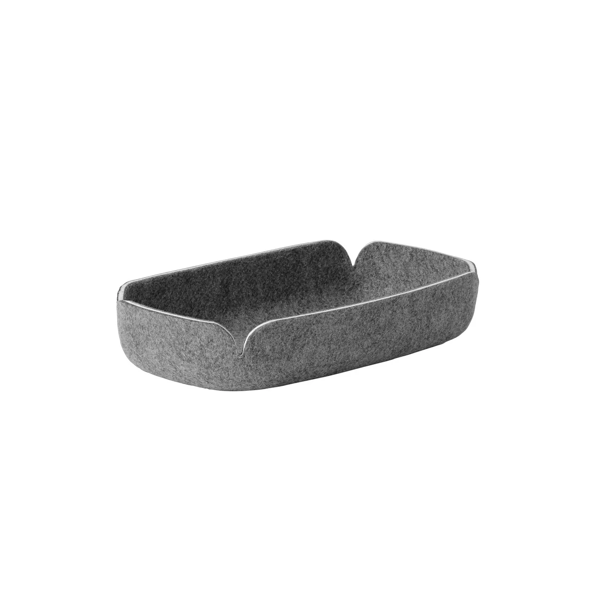 Muuto - Restore Plateau 28 x 15,5 cm, gris chiné Muuto - Restore Plateau 28 x 15,5 cm, gris chiné