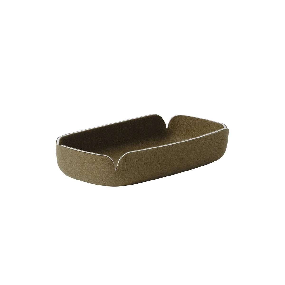 Muuto - Restore Plateau 28 x 15,5 cm, marron-vert Muuto - Restore Plateau 28 x 15,5 cm, marron-vert
