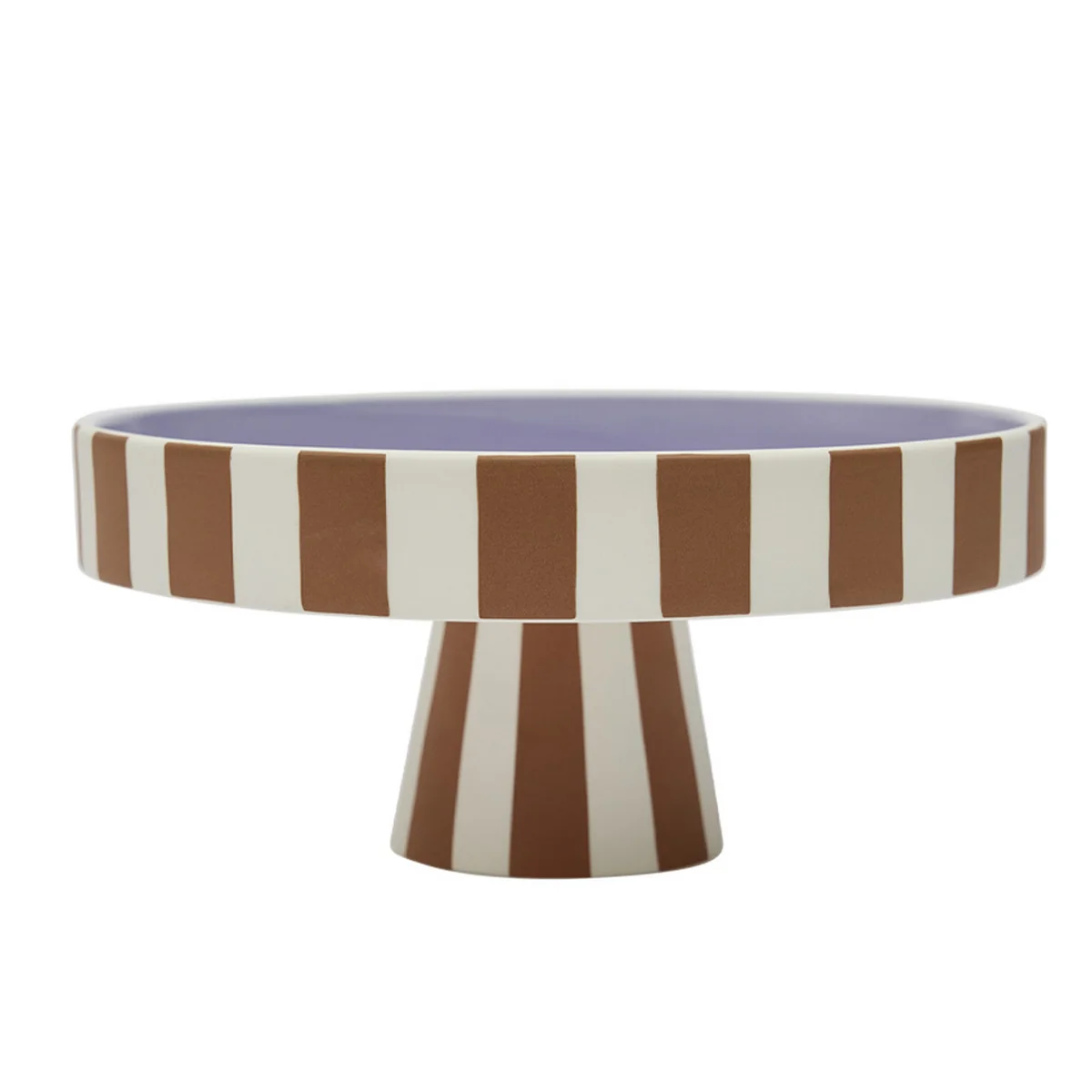 OYOY - Toppu Plateau, Ø 20 x H 9 cm, caramel / lavande OYOY - Toppu Plateau, Ø 20 x H 9 cm, caramel / lavande